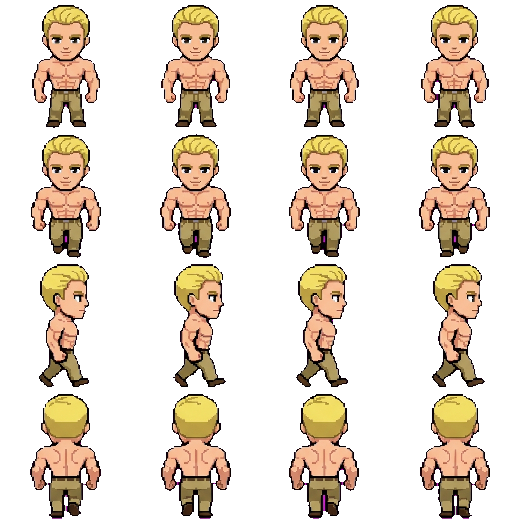 Arthur movement sprite