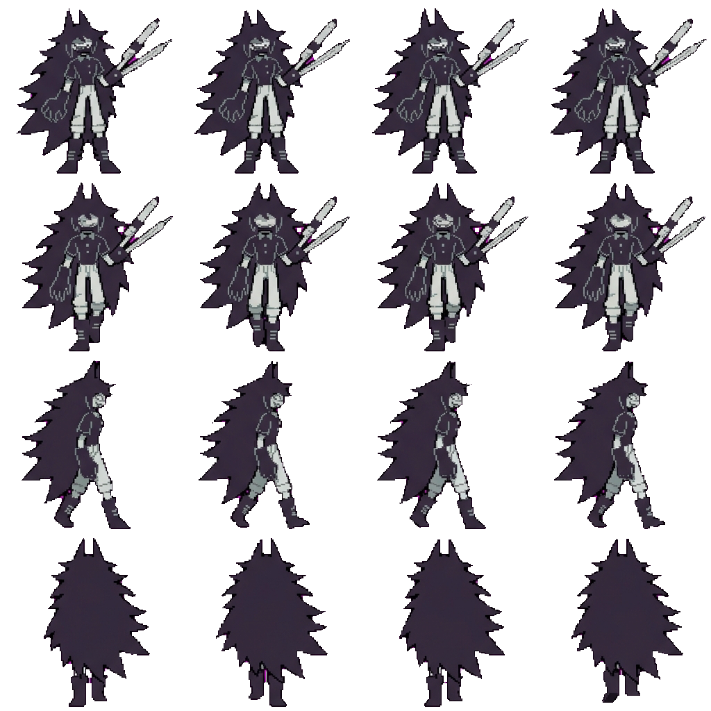 Miss Circle movement sprite