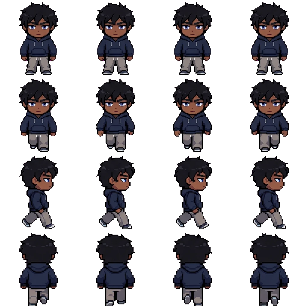 Luke movement sprite