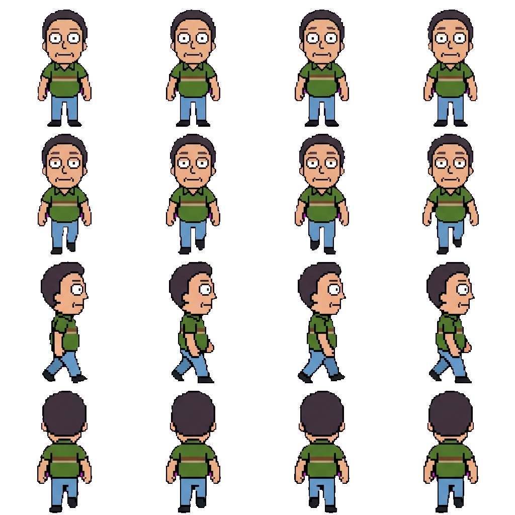 Jerry movement sprite