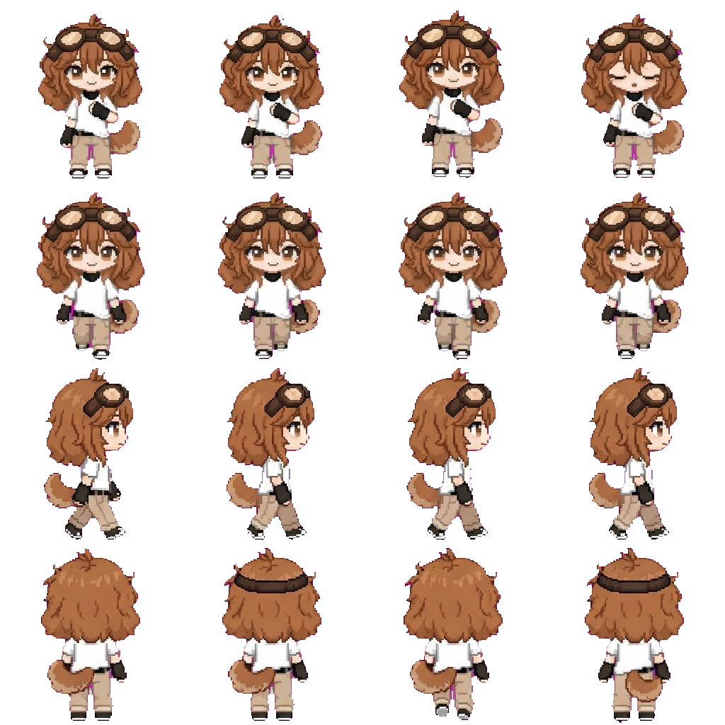 Luke movement sprite
