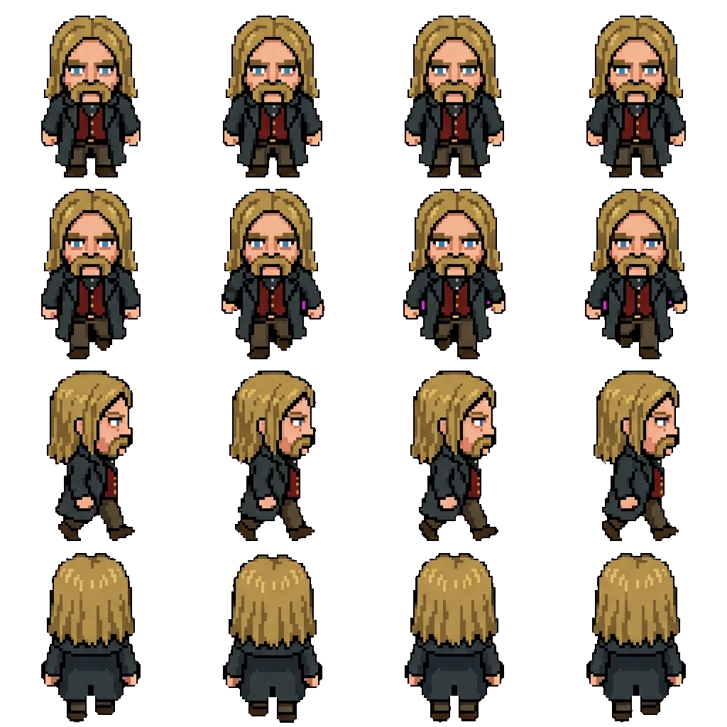 Micah Bell movement sprite