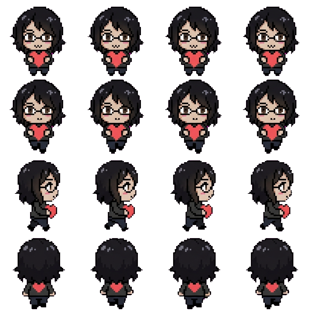 Liz movement sprite
