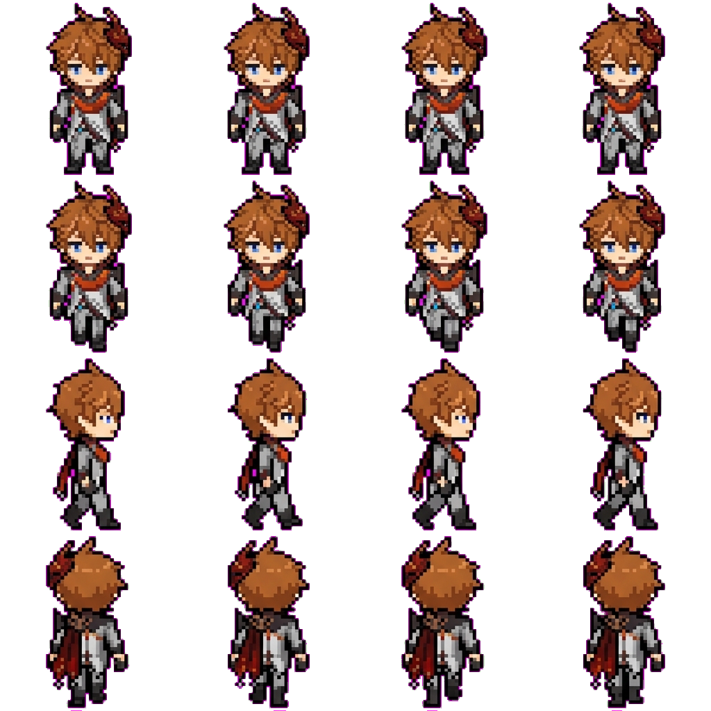 Тарталья movement sprite