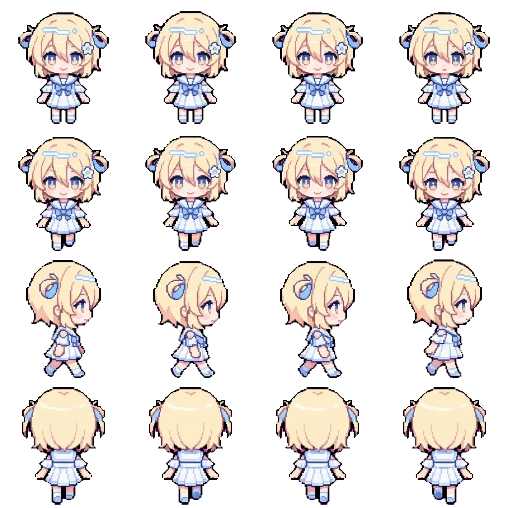 Hana movement sprite