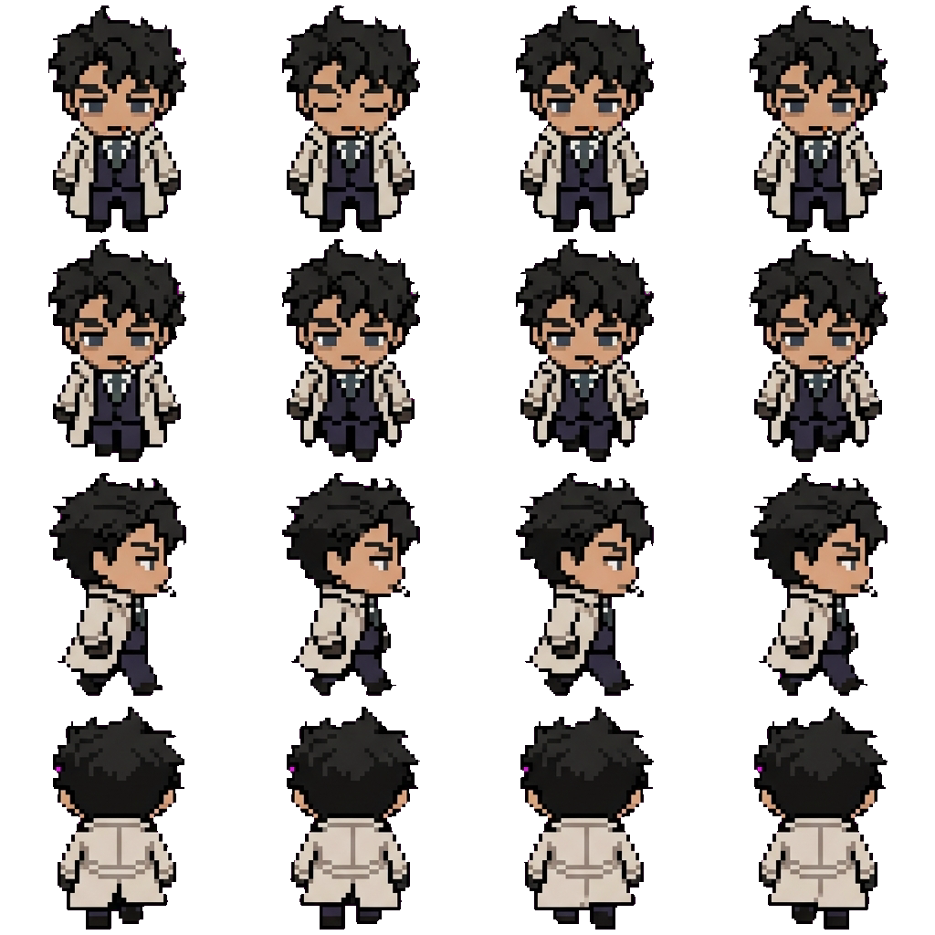 Misaki Tomoe movement sprite