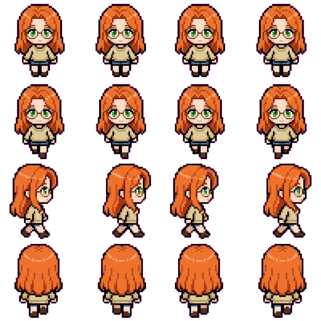 Evelyn movement sprite