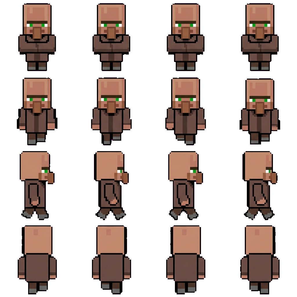 Villager movement sprite