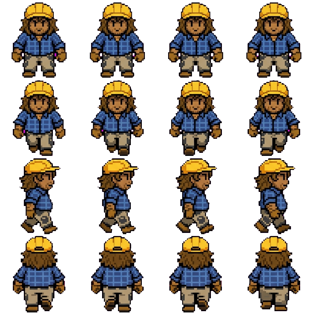 Mannequin Mark movement sprite