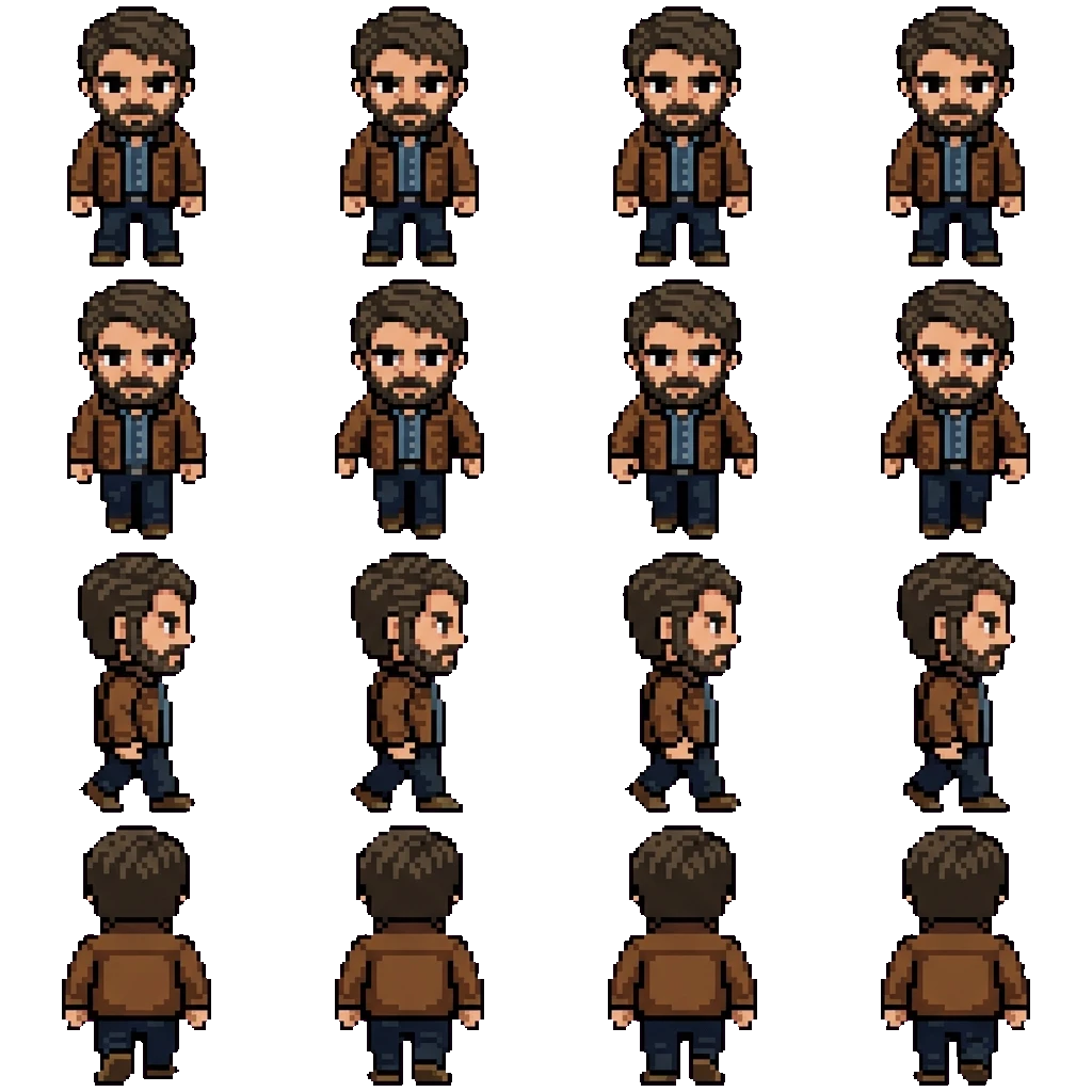 Joel Miller movement sprite