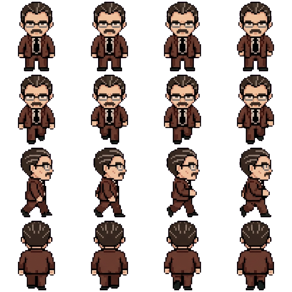 Soichiro Yagami movement sprite