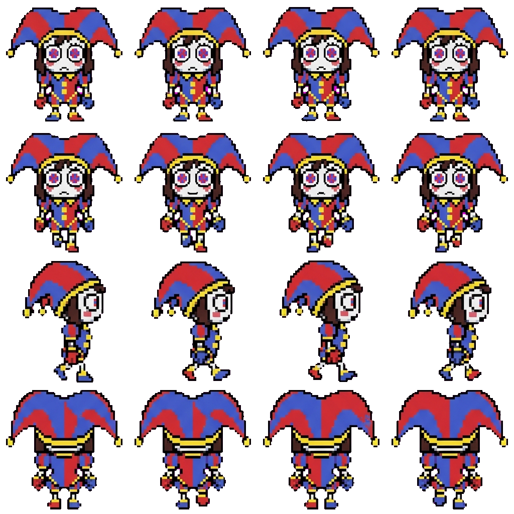 Pomni movement sprite