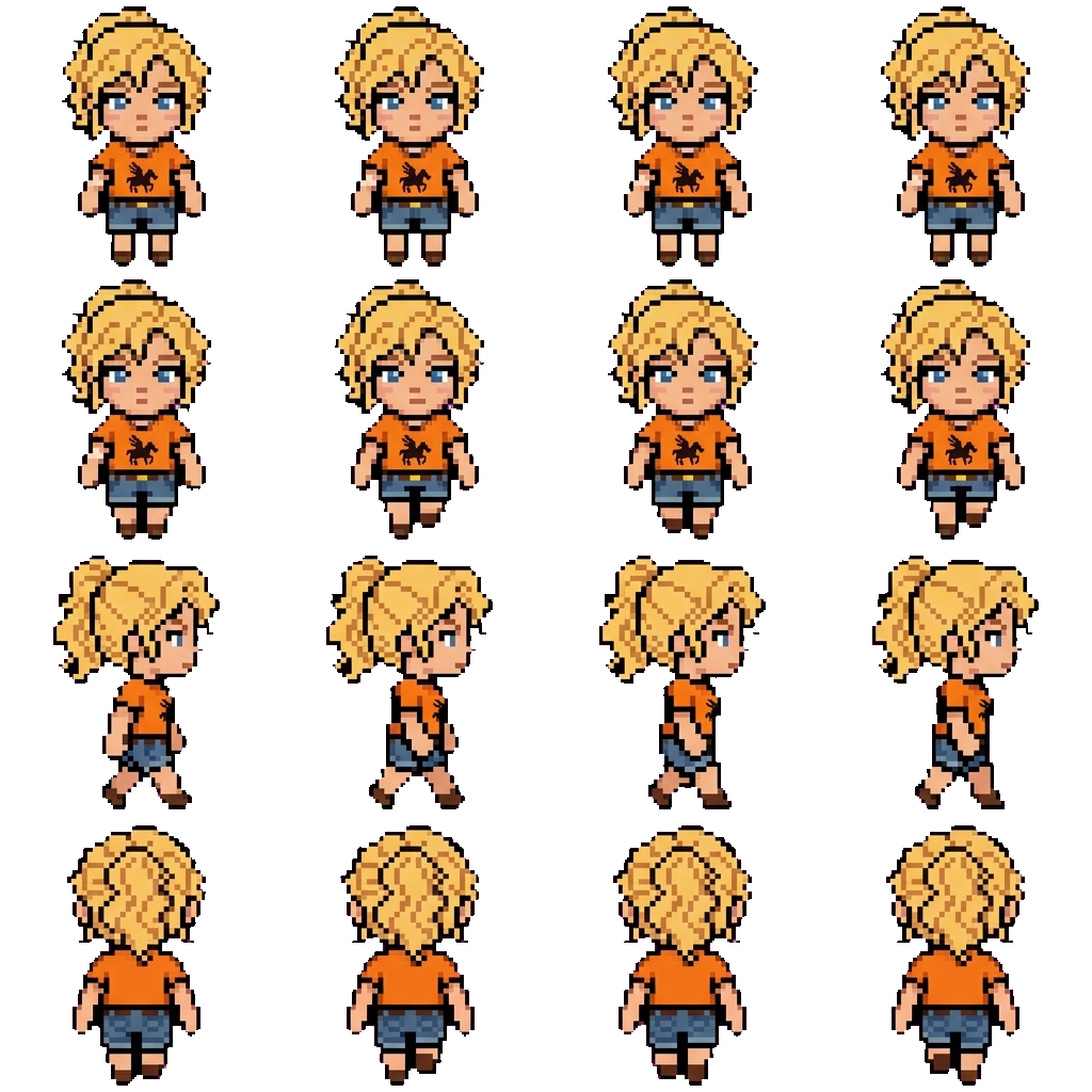 Annabeth Chase movement sprite