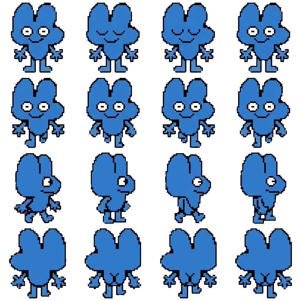 four movement sprite