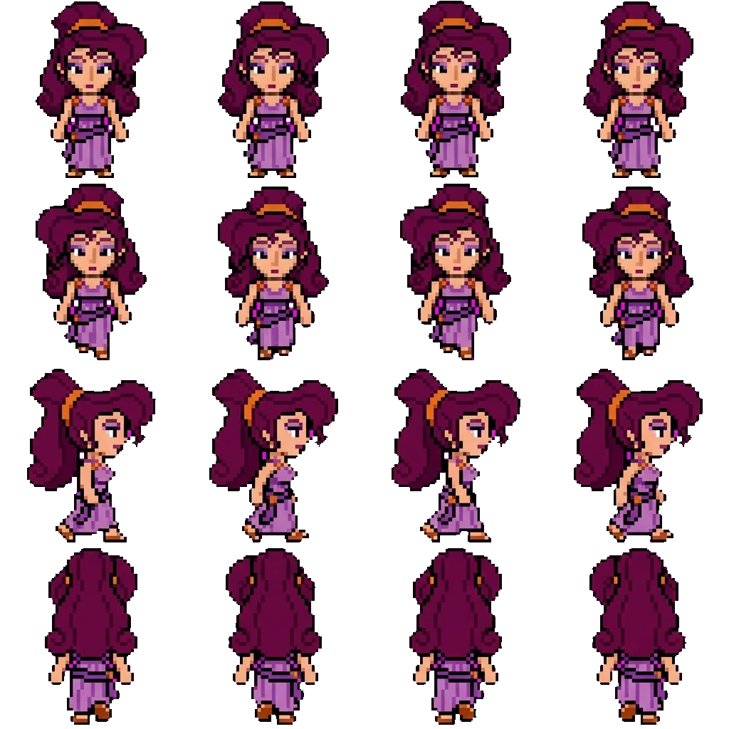 Megara movement sprite