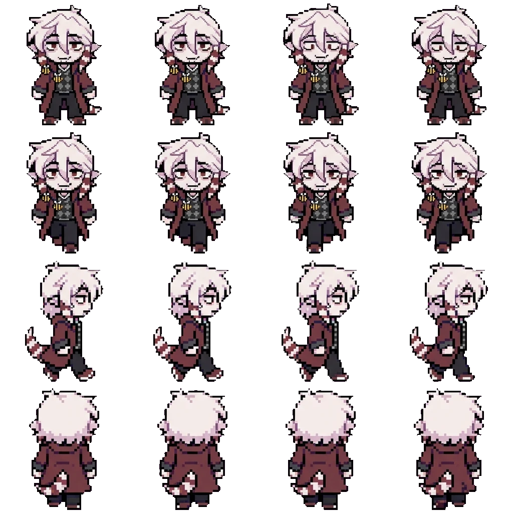 Damon movement sprite