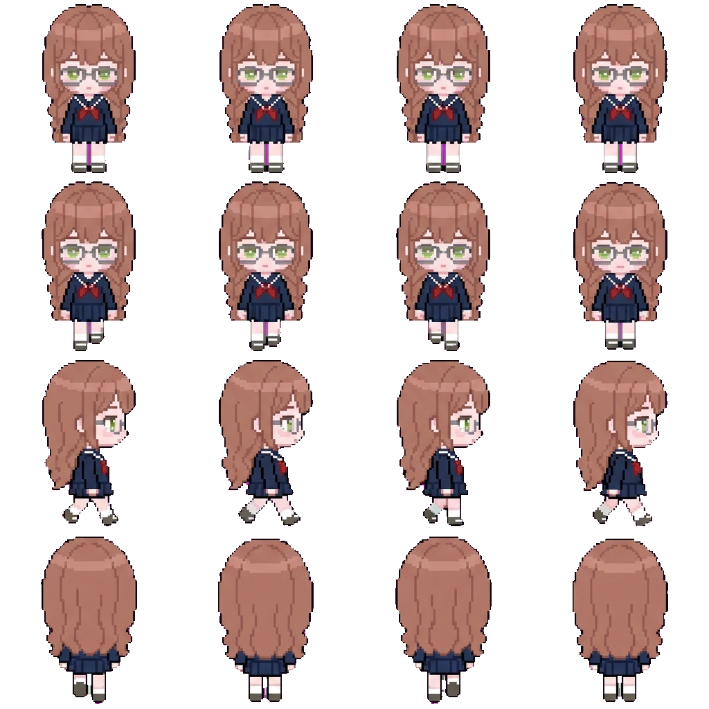ซายูริ มินาโตะ movement sprite