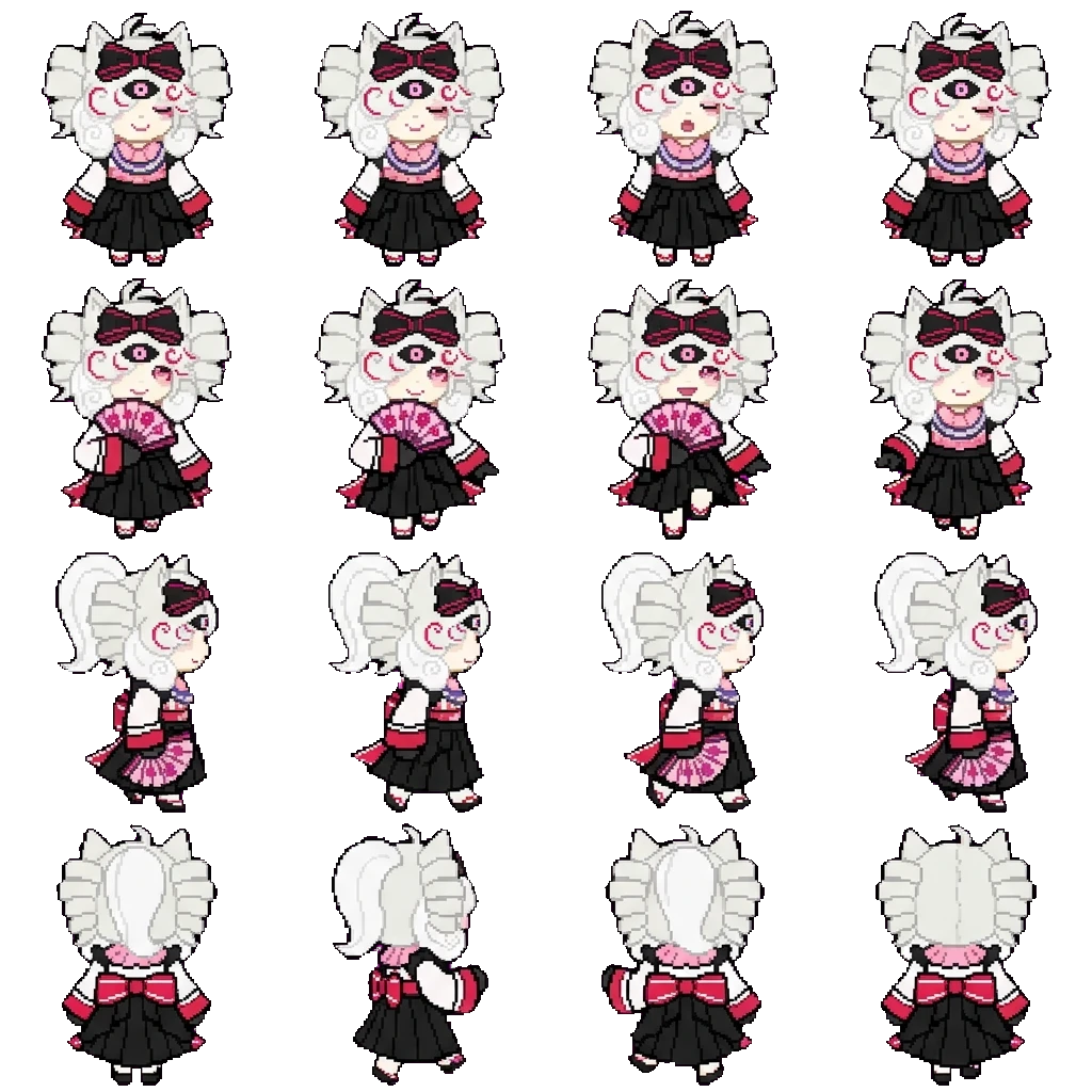 Kawaii movement sprite