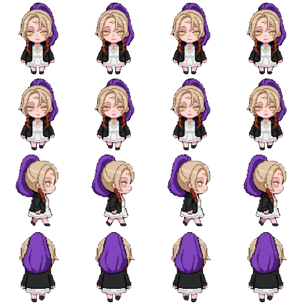 Hanabi movement sprite