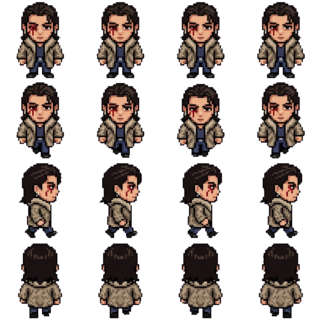 Frank Anderson movement sprite