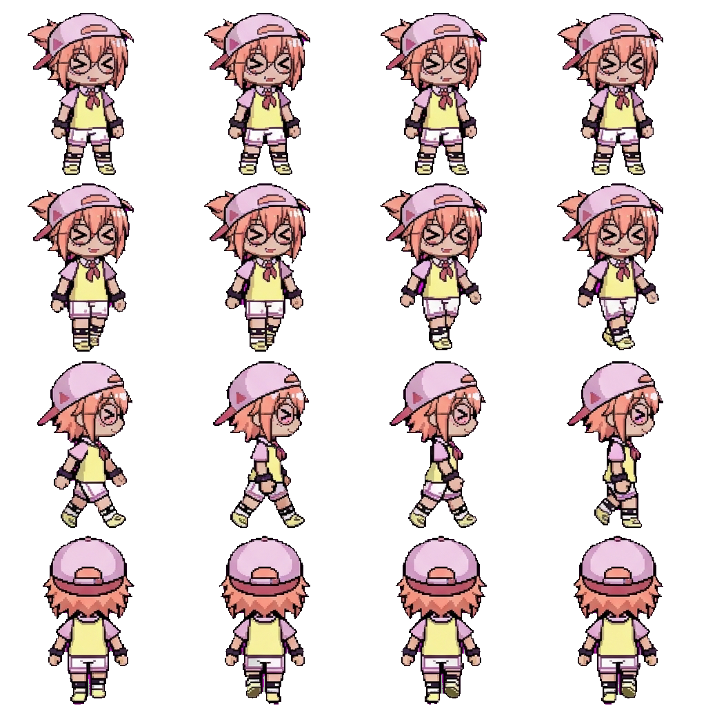Hayato movement sprite