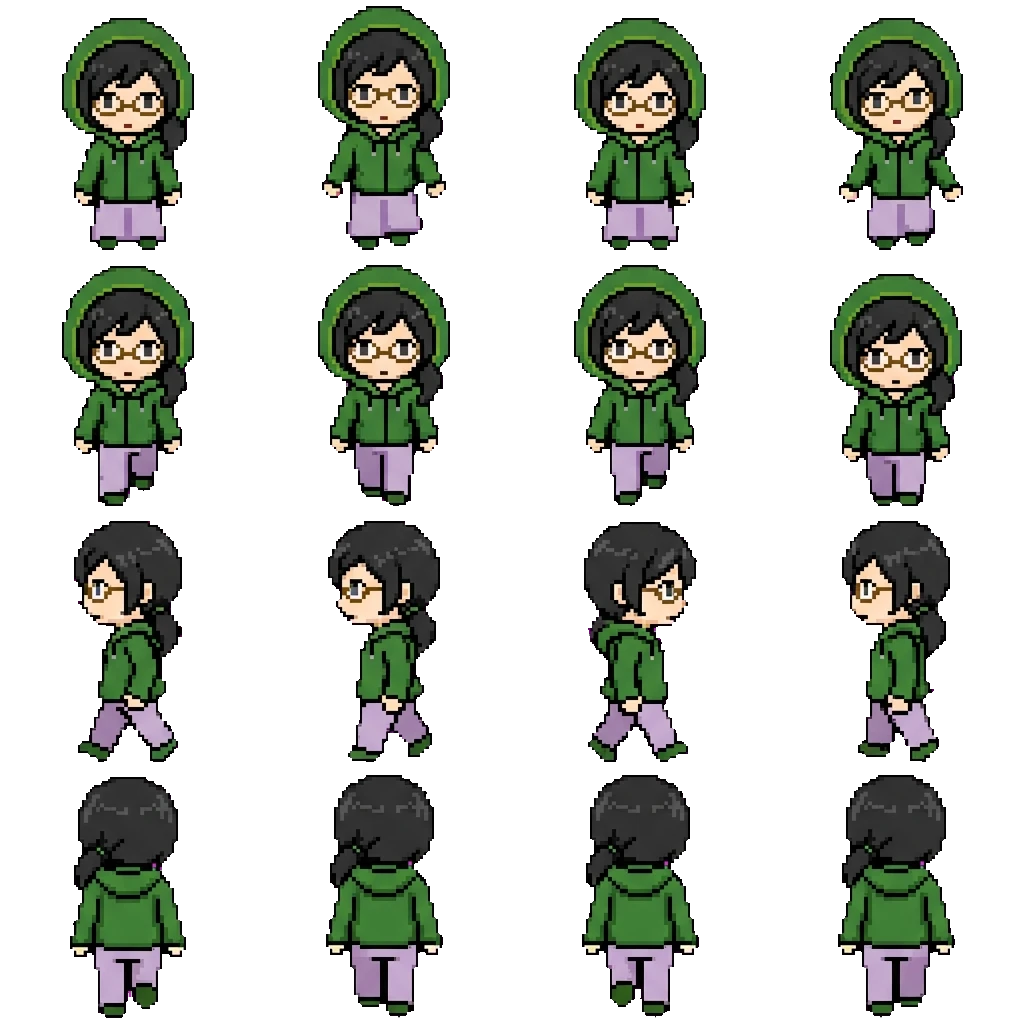 Tsuki movement sprite
