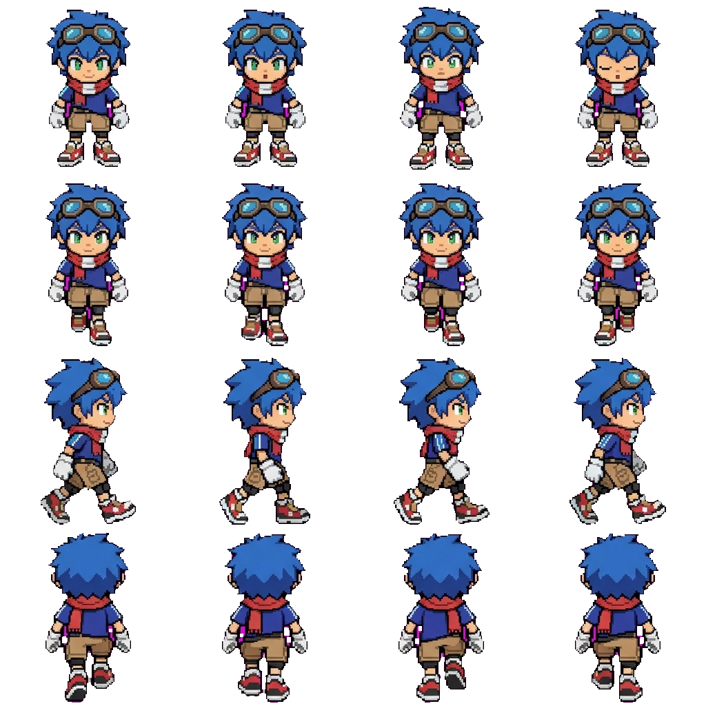 Sonic movement sprite