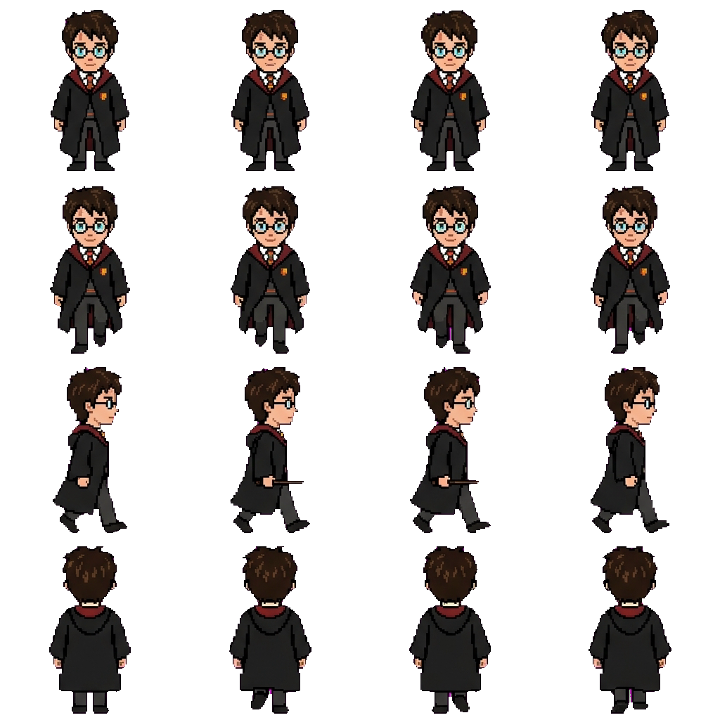 Harry Potter movement sprite