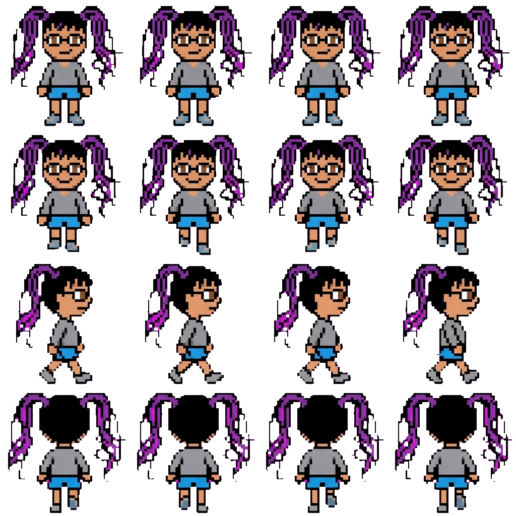 Selene movement sprite