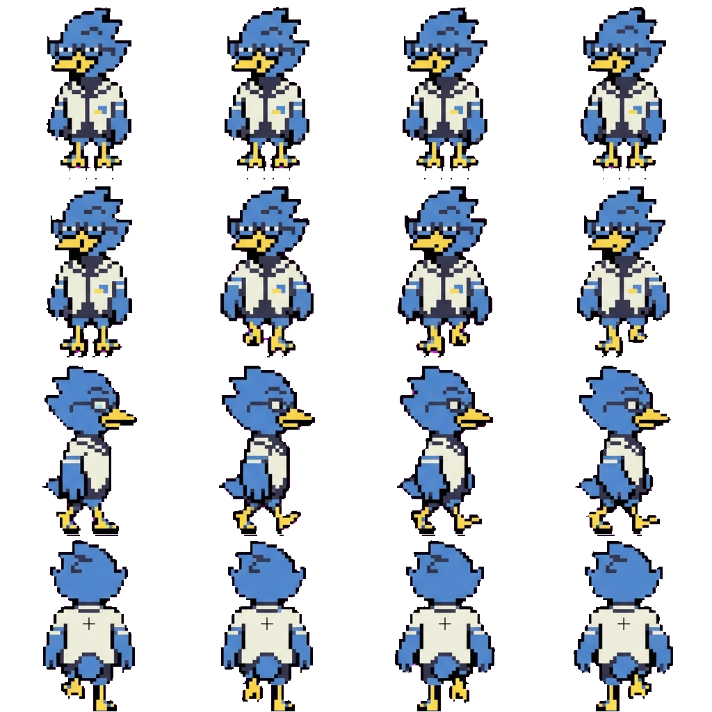 Berdly movement sprite