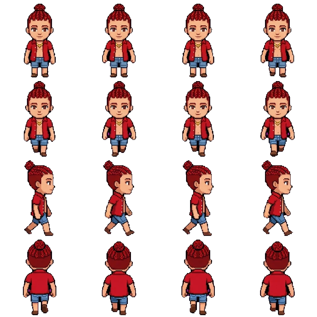 Justice Cranberry movement sprite