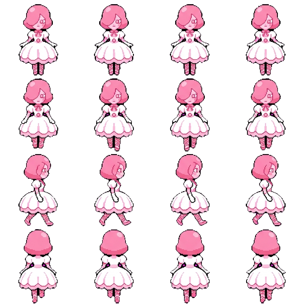 Delicate Porcelain movement sprite