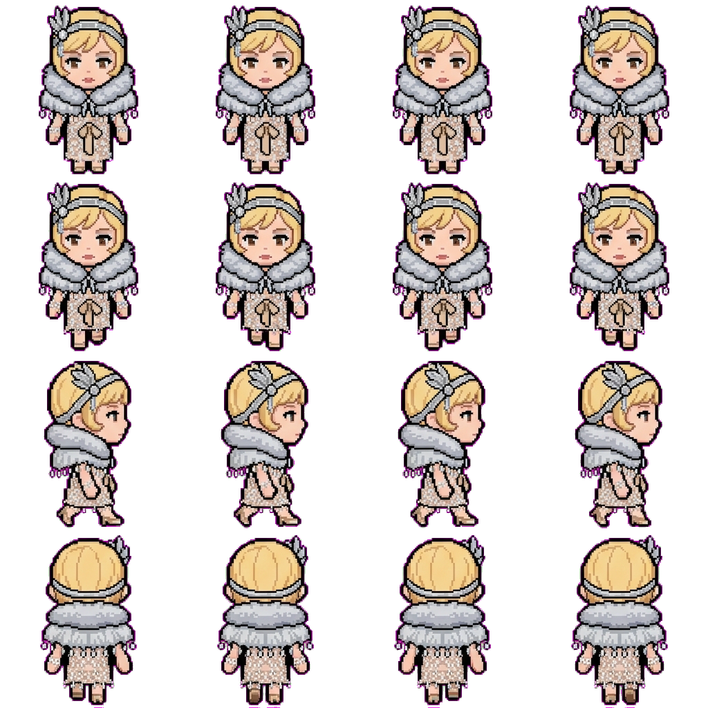 Daisy Buchanan movement sprite