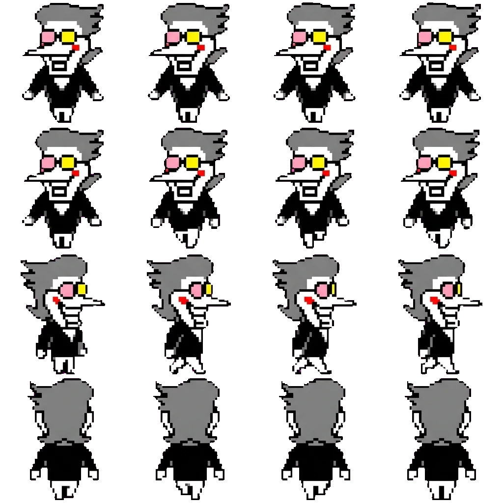 Spamton movement sprite