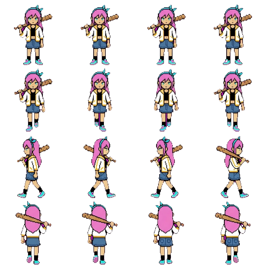 Aubrey movement sprite