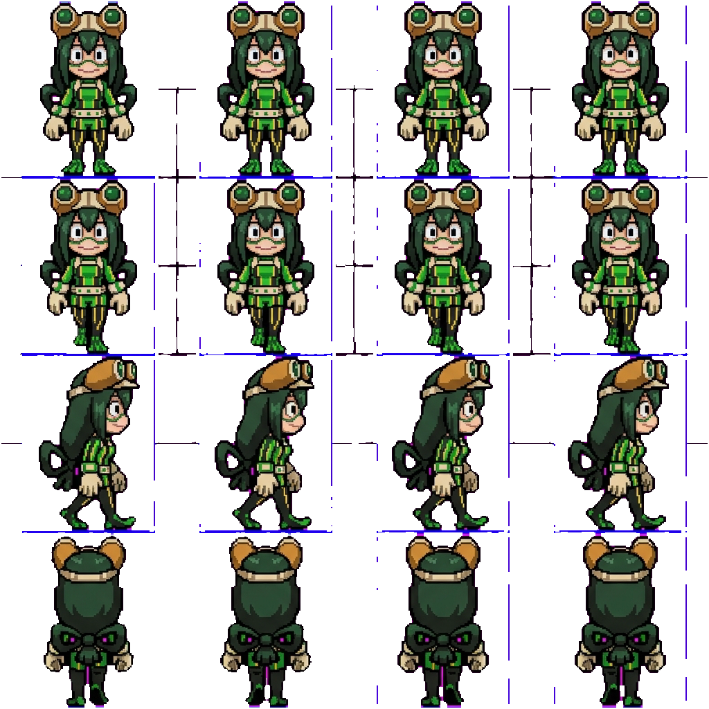 Tsuyu movement sprite
