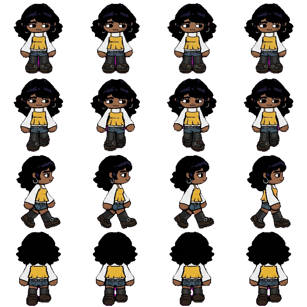 Aniya movement sprite