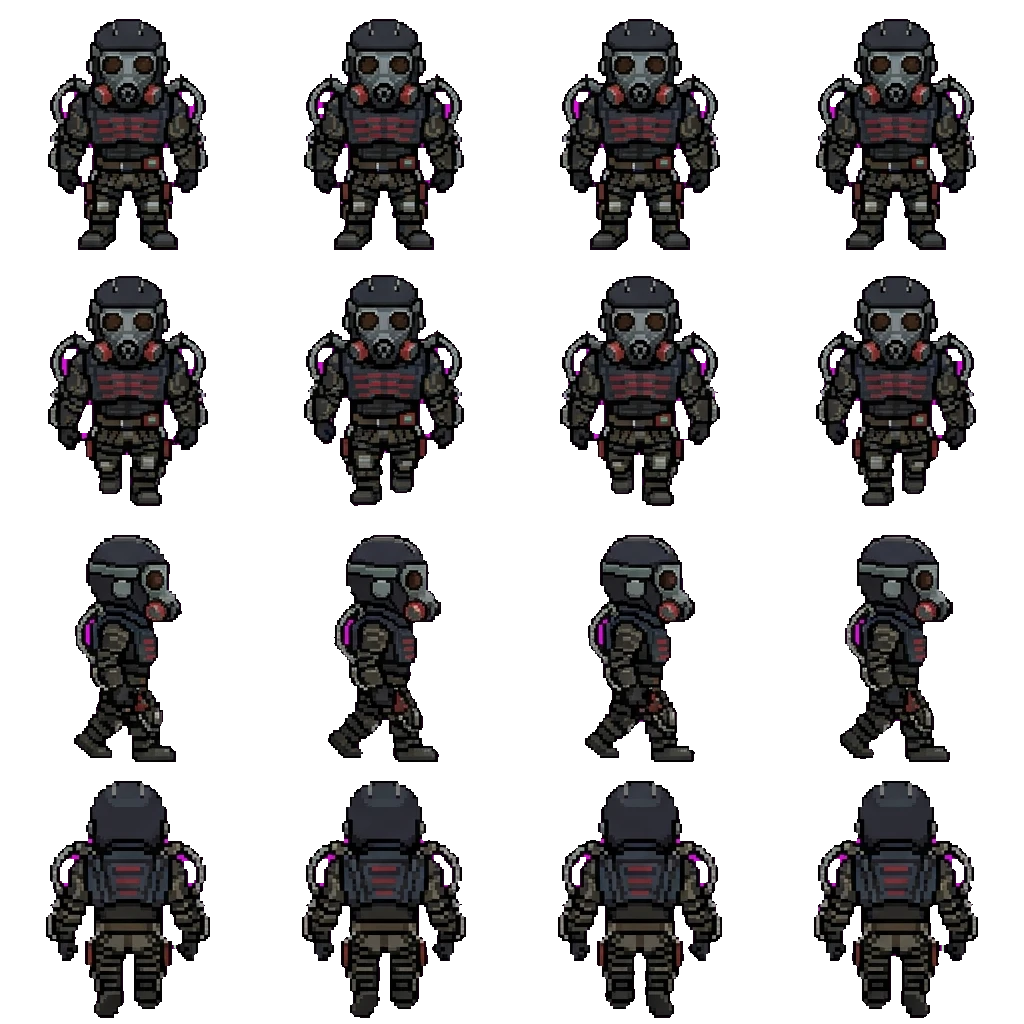 Lieutenant Petrenko movement sprite