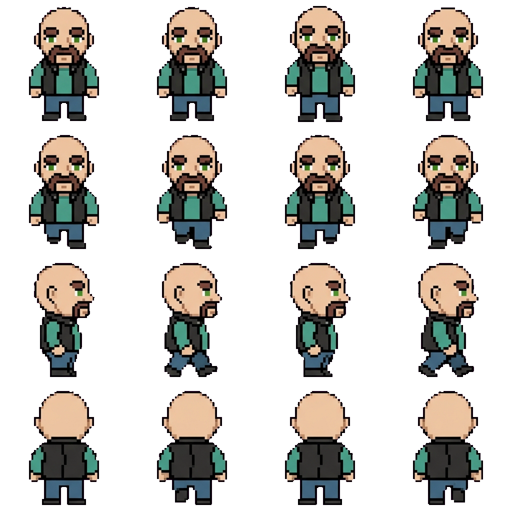 Jim movement sprite