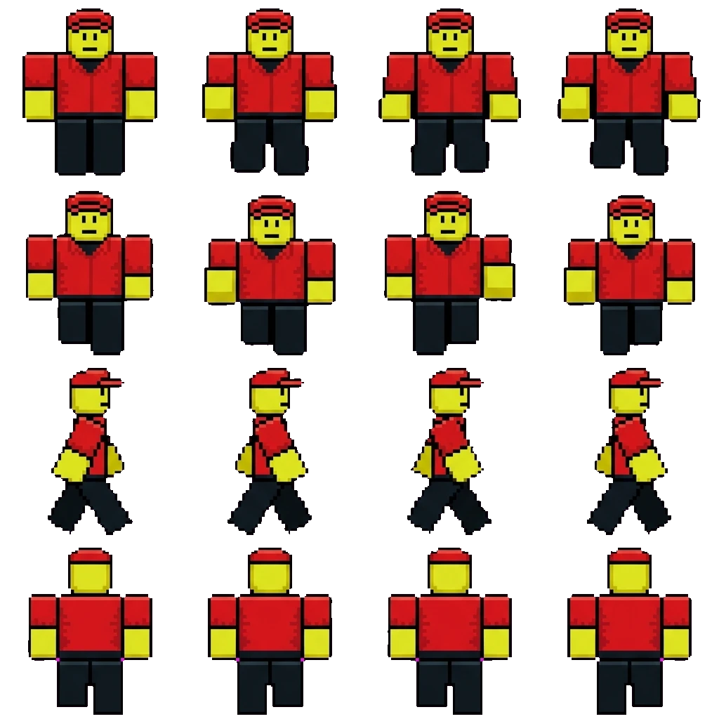 Elliot Builder movement sprite