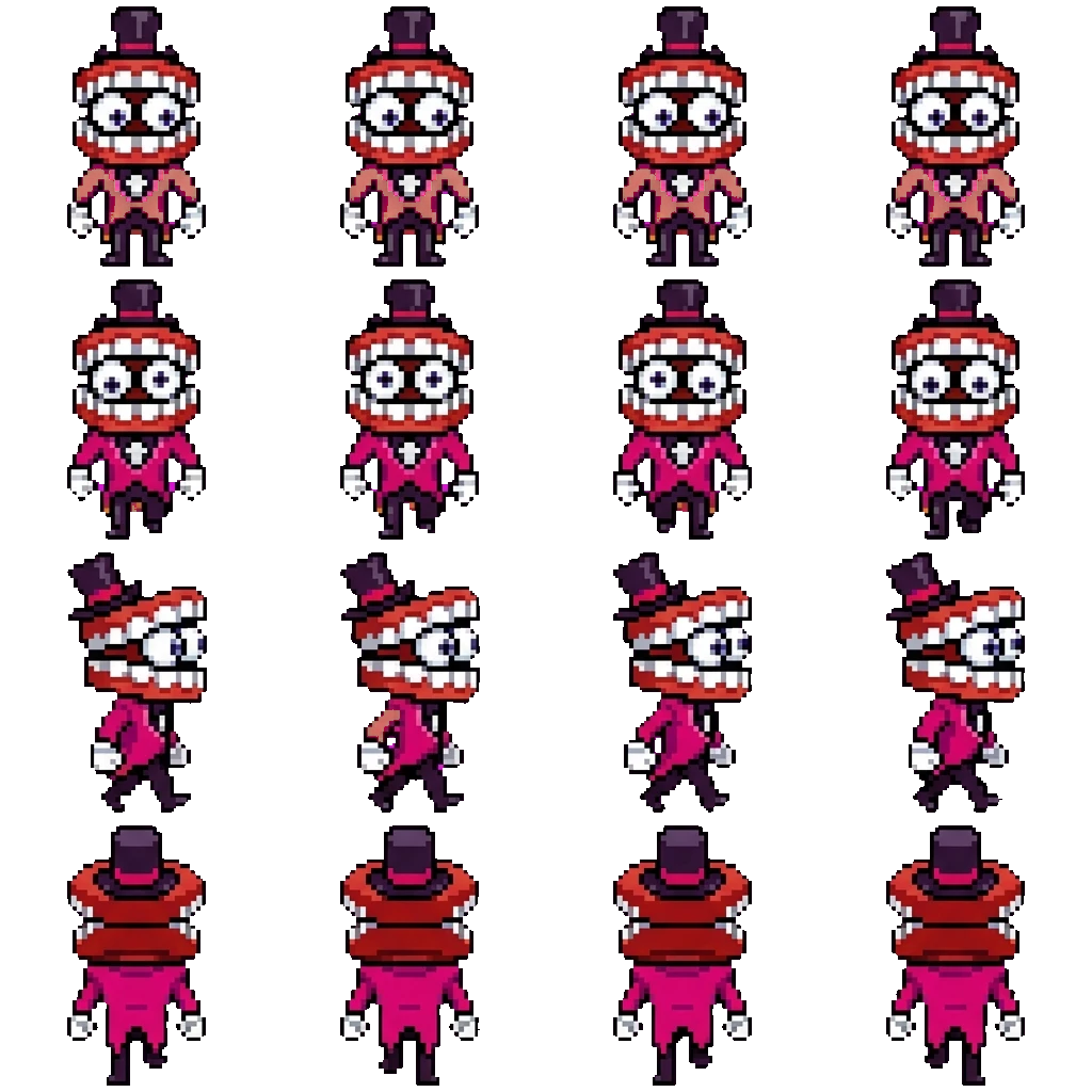 Caine movement sprite