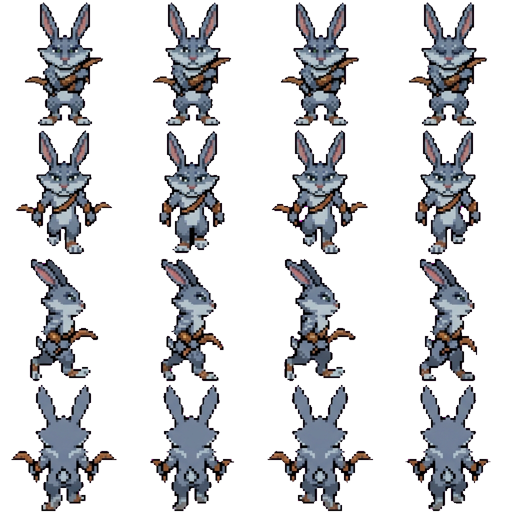 E.ASTER BUNNYMUND movement sprite