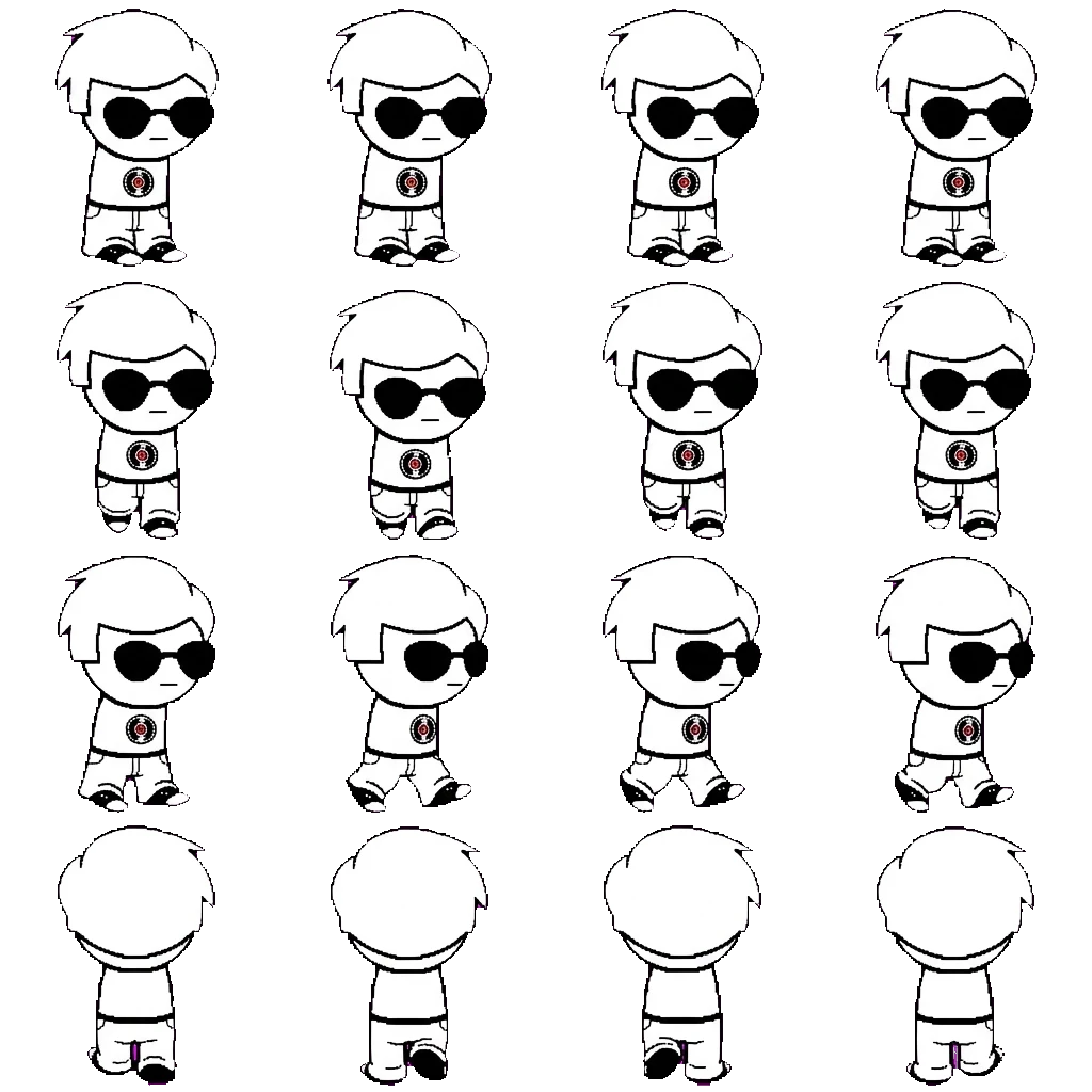 Dave Strider movement sprite
