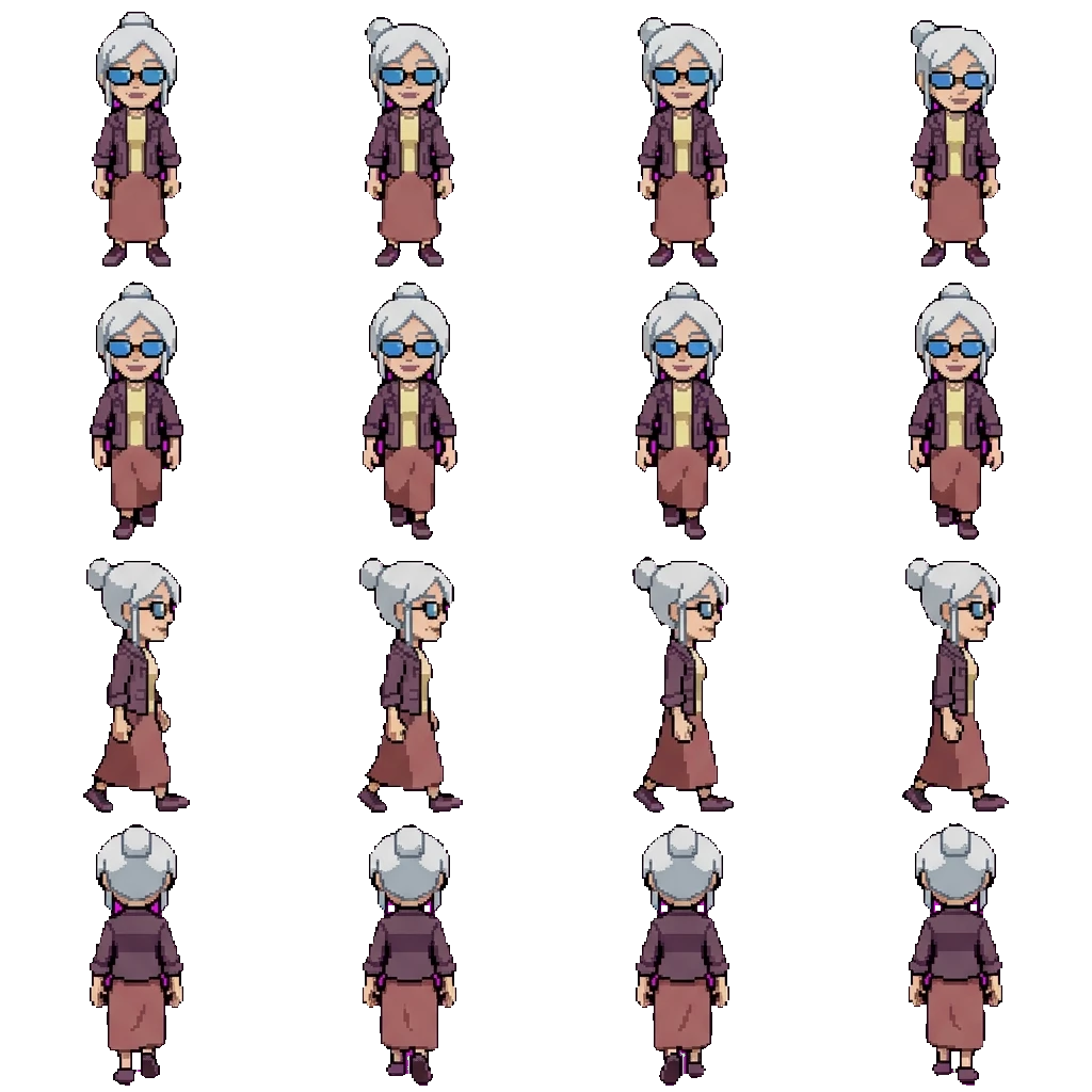 Aunt May movement sprite