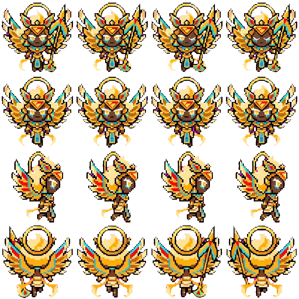 Golden cheese movement sprite