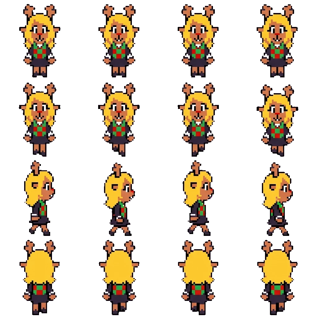 Noelle movement sprite