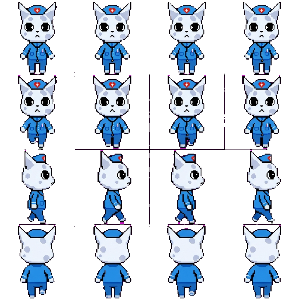 Head nurse movement sprite