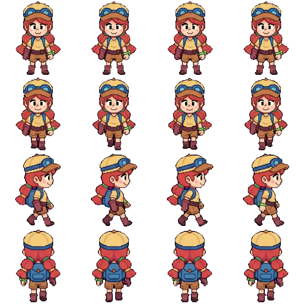 Jessie movement sprite
