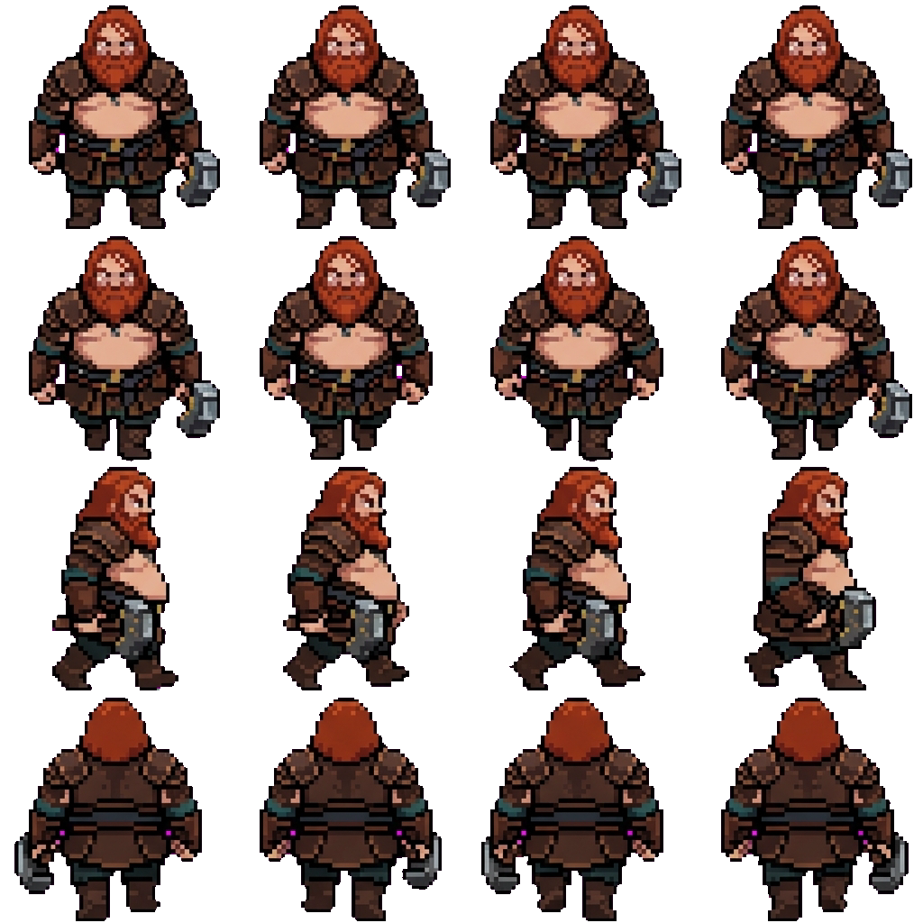Thor movement sprite