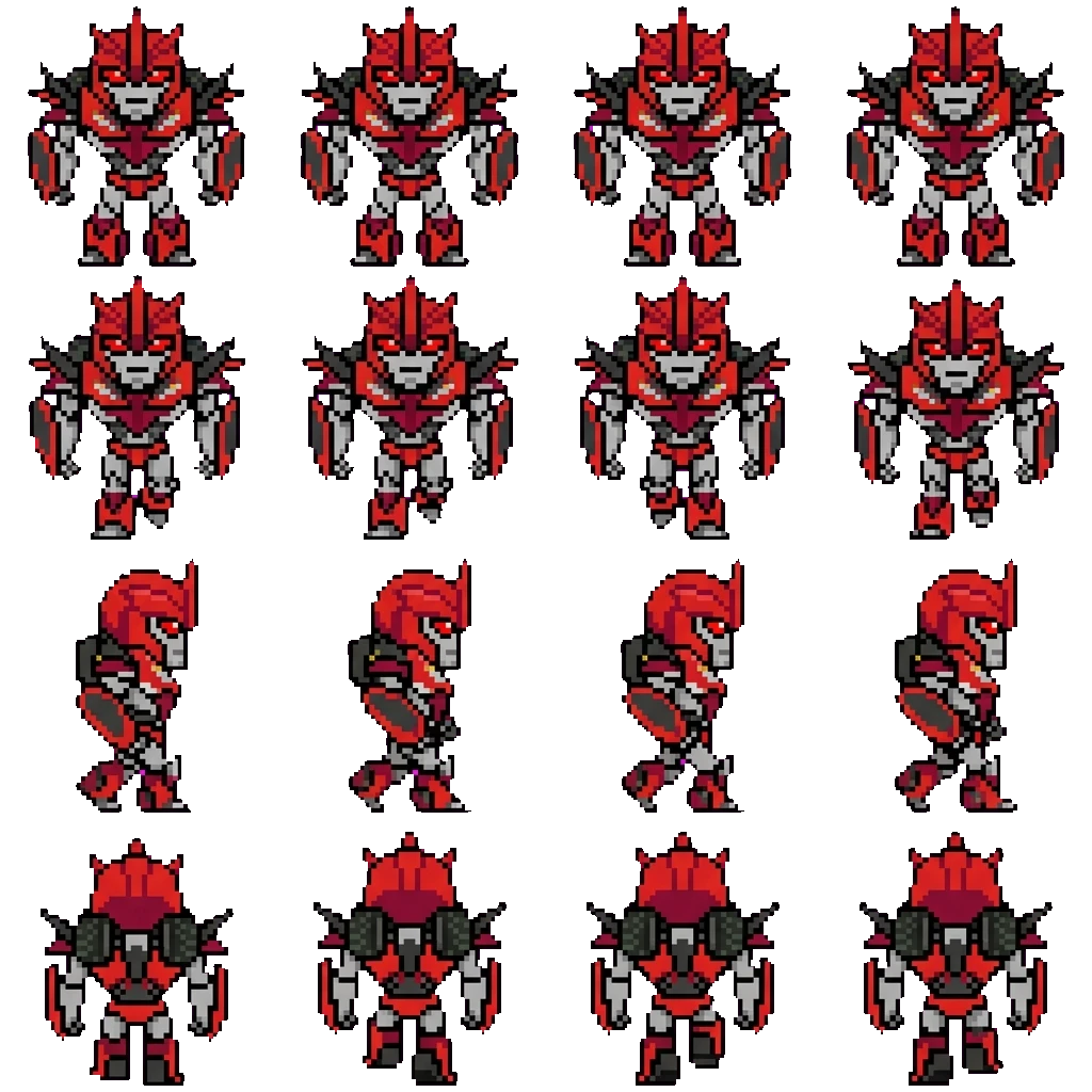 Knockout movement sprite
